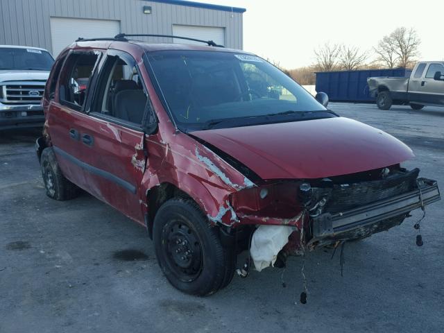 1D4GP25RX6B541781 - 2006 DODGE CARAVAN SE RED photo 1