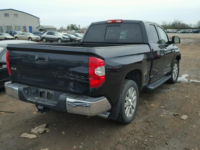 5TFBY5F10EX343792 - 2014 TOYOTA TUNDRA DOU BLACK photo 4