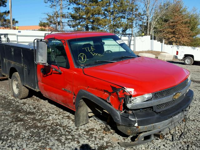 1GCHK24G11E265658 - 2001 CHEVROLET SILVERADO RED photo 1