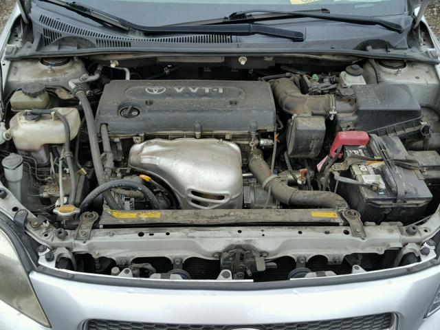 JTKDE177350060124 - 2005 TOYOTA SCION TC SILVER photo 7