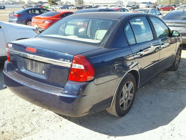 1G1ZT51876F189406 - 2006 CHEVROLET MALIBU LT BLUE photo 4