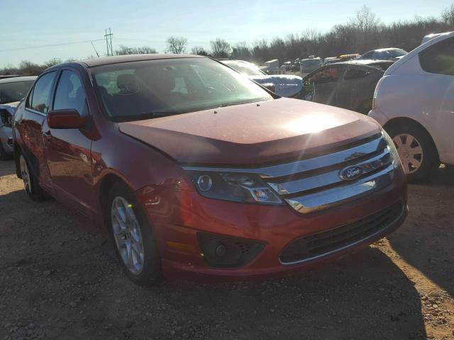 3FAHP0HA4BR319051 - 2011 FORD FUSION SE RED photo 1