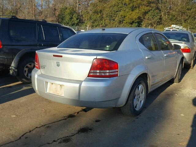 1B3LC46K38N583040 - 2008 DODGE AVENGER SE GRAY photo 4