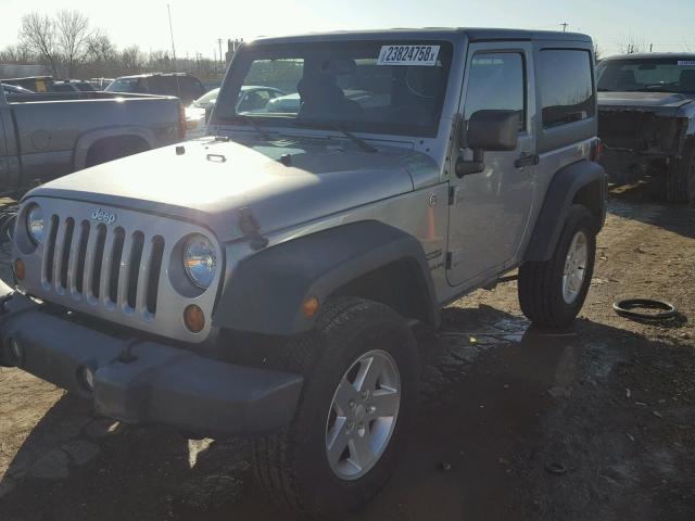 1C4AJWAG6DL623692 - 2013 JEEP WRANGLER S GRAY photo 2