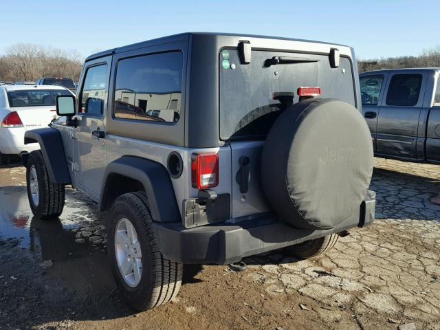 1C4AJWAG6DL623692 - 2013 JEEP WRANGLER S GRAY photo 3