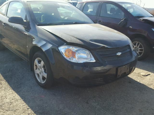 1G1AK15F577335864 - 2007 CHEVROLET COBALT LS BLACK photo 9