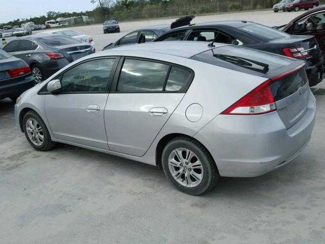 JHMZE2H71AS015133 - 2010 HONDA INSIGHT EX SILVER photo 3