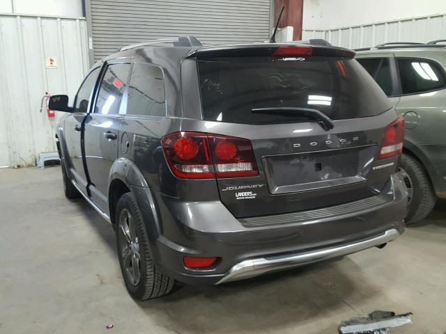 3C4PDCGB6FT588431 - 2015 DODGE JOURNEY CR GRAY photo 3