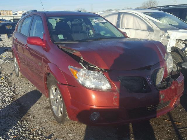 5Y2SL65808Z421550 - 2008 PONTIAC VIBE RED photo 1