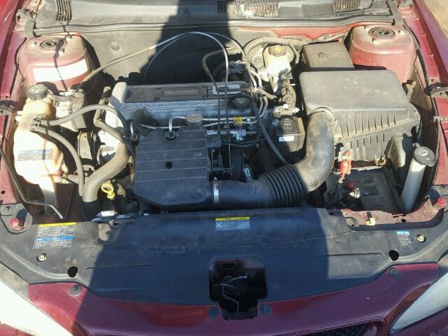 1G2NF52F63C192289 - 2003 PONTIAC GRAND AM S BURGUNDY photo 7