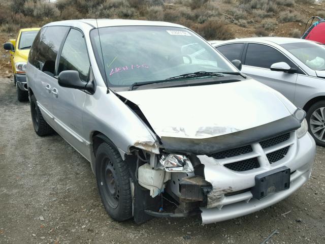 2B4GP45G2YR586416 - 2000 DODGE CARAVAN SE SILVER photo 1