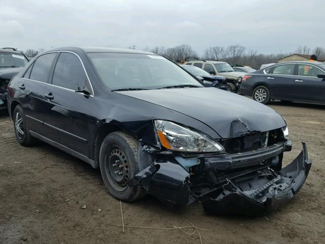 1HGCM56475A125444 - 2005 HONDA ACCORD LX BLACK photo 1