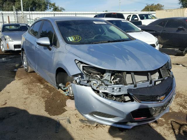 1G1BC5SM5H7145138 - 2017 CHEVROLET CRUZE LS BLUE photo 1