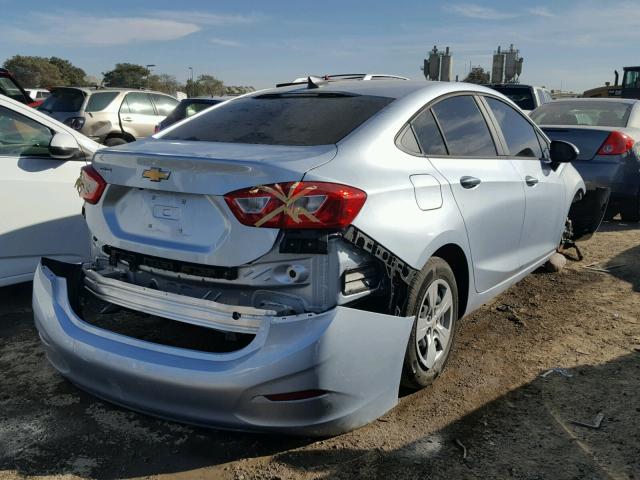 1G1BC5SM5H7145138 - 2017 CHEVROLET CRUZE LS BLUE photo 4