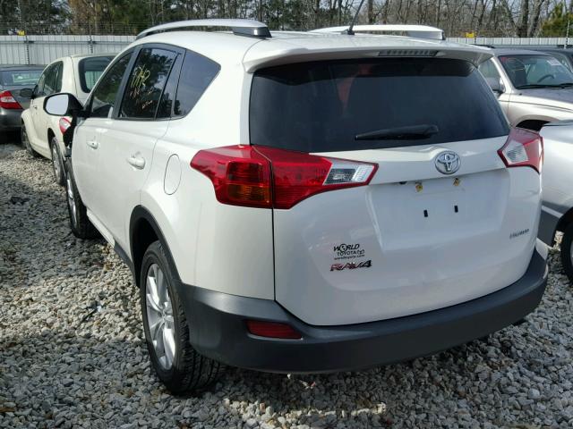 JTMYFREV0DD023447 - 2013 TOYOTA RAV4 LIMIT WHITE photo 3