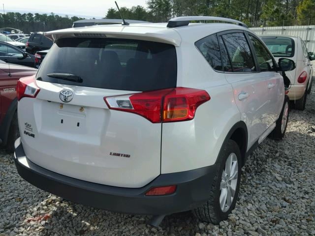 JTMYFREV0DD023447 - 2013 TOYOTA RAV4 LIMIT WHITE photo 4