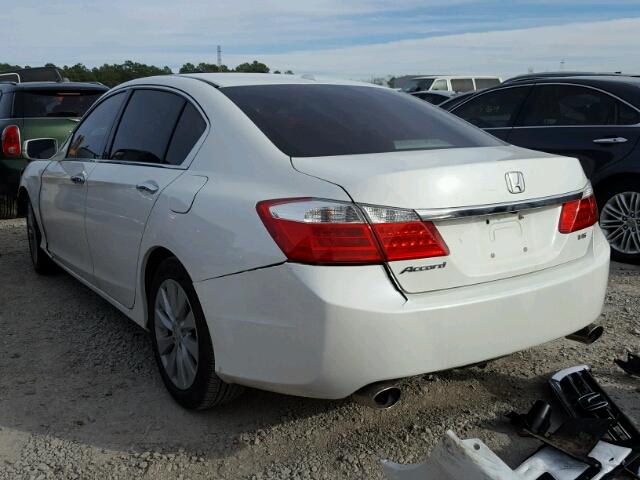 1HGCR3F84DA015930 - 2013 HONDA ACCORD EXL WHITE photo 3