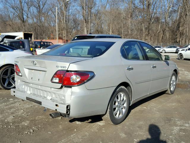 JTHBA30G045028781 - 2004 LEXUS ES 330 SILVER photo 4