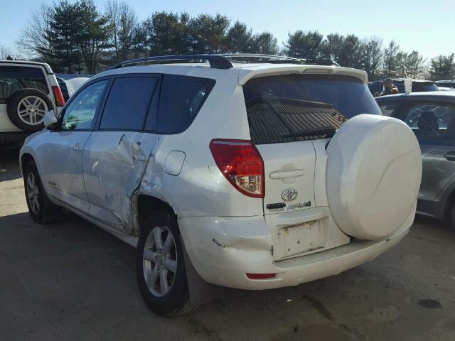 JTMBD31V985150289 - 2008 TOYOTA RAV4 LIMIT WHITE photo 3