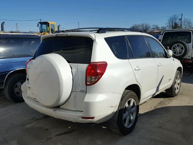 JTMBD31V985150289 - 2008 TOYOTA RAV4 LIMIT WHITE photo 4