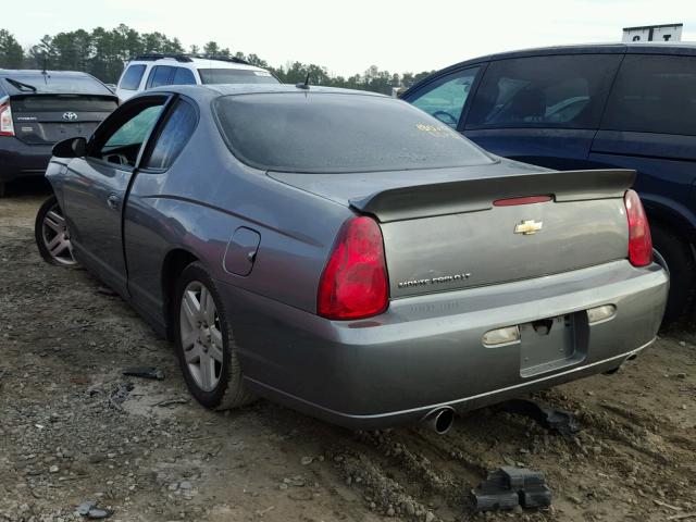 2G1WK151469286373 - 2006 CHEVROLET MONTE CARL GRAY photo 3