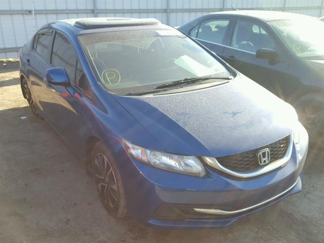 2HGFB2F89DH539247 - 2013 HONDA CIVIC EX ლურჯი ფოტო 1