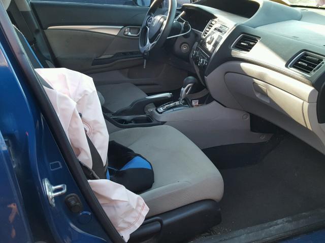 2HGFB2F89DH539247 - 2013 HONDA CIVIC EX ლურჯი ფოტო 5