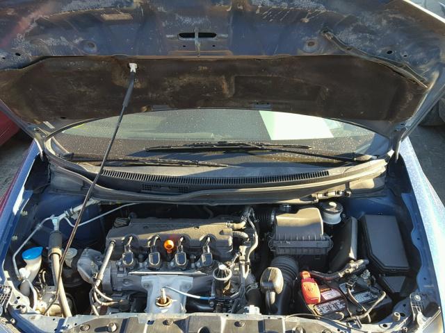 2HGFB2F89DH539247 - 2013 HONDA CIVIC EX ლურჯი ფოტო 7