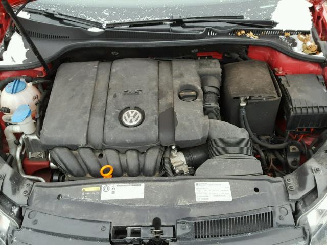 WVWDB7AJ3DW130420 - 2013 VOLKSWAGEN GOLF 红色 照片 7