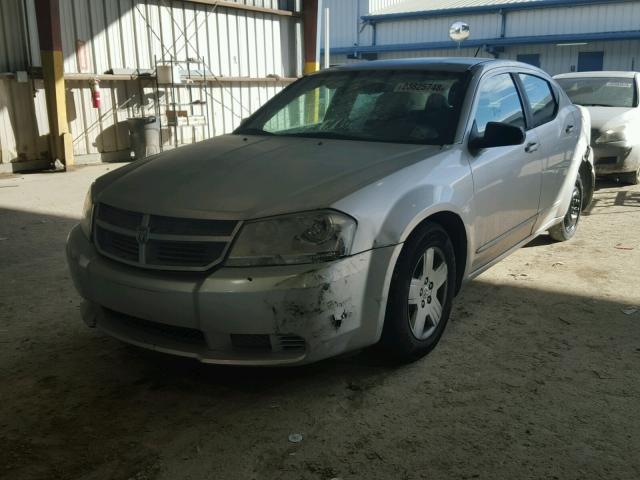 1B3LC46K78N571084 - 2008 DODGE AVENGER SE SILVER photo 2