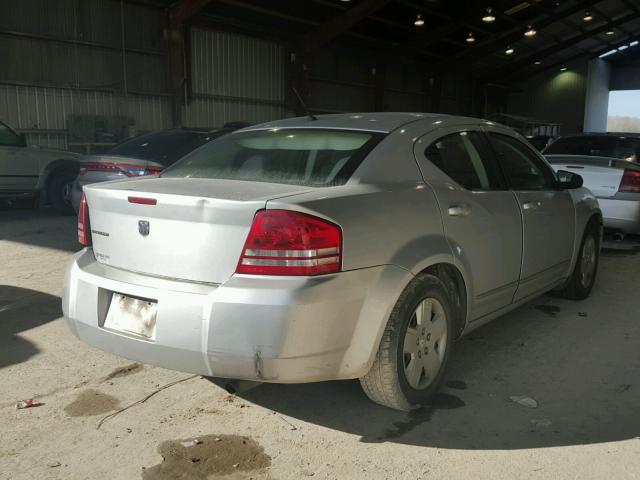 1B3LC46K78N571084 - 2008 DODGE AVENGER SE SILVER photo 4