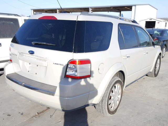 1FMDK03W98GA30687 - 2008 FORD TAURUS X L CREAM photo 4