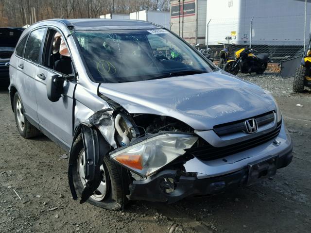 5J6RE38377L000430 - 2007 HONDA CR-V LX SILVER photo 1