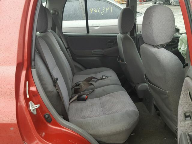 2CNBJ13C0Y6901966 - 2000 CHEVROLET TRACKER RED photo 6