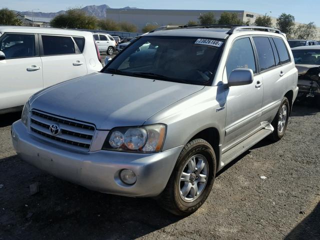 JTEGF21A620050061 - 2002 TOYOTA HIGHLANDER SILVER photo 2