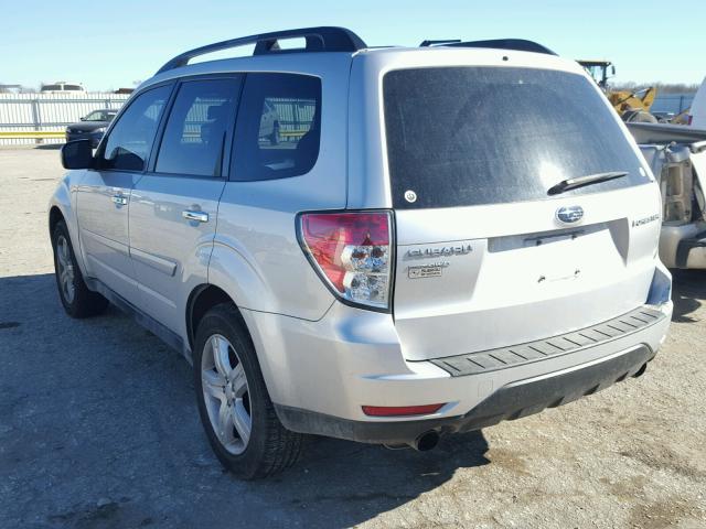 JF2SH6DC9AH772722 - 2010 SUBARU FORESTER 2 SILVER photo 3