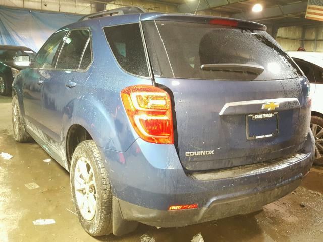 2GNALCEK9H6103029 - 2017 CHEVROLET EQUINOX LT BLACK photo 3