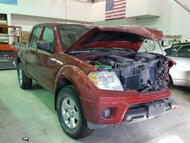 1N6AD0EV0CC410570 - 2012 NISSAN FRONTIER S RED photo 1