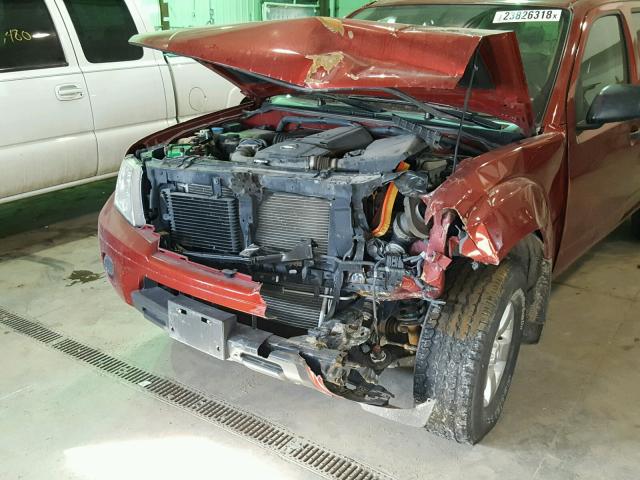 1N6AD0EV0CC410570 - 2012 NISSAN FRONTIER S RED photo 9