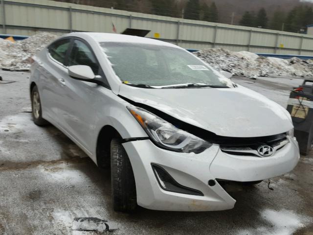 KMHDH4AE7EU194047 - 2014 HYUNDAI ELANTRA SE SILVER photo 1