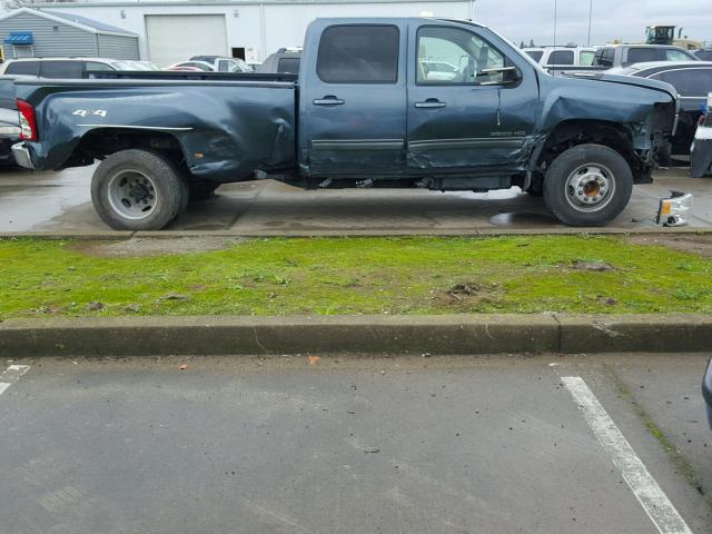 1GC4K1C87BF114256 - 2011 CHEVROLET SILVERADO TEAL photo 9