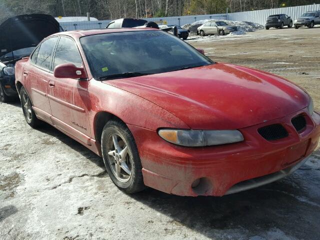 1G2WP52KX2F121107 - 2002 PONTIAC GRAND PRIX RED photo 1