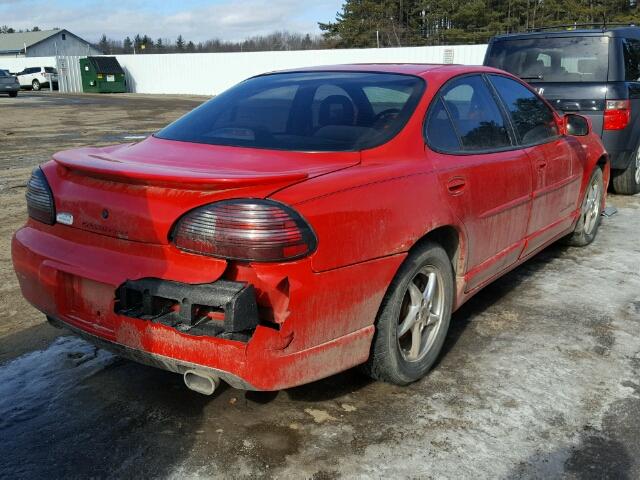 1G2WP52KX2F121107 - 2002 PONTIAC GRAND PRIX 红色 照片 4