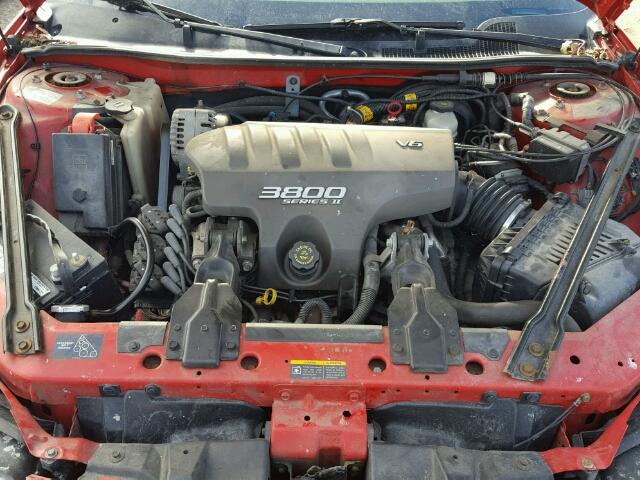 1G2WP52KX2F121107 - 2002 PONTIAC GRAND PRIX 红色 照片 7