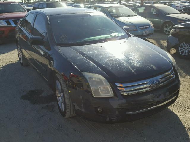 3FAHP07Z97R172868 - 2007 FORD FUSION SE BLACK photo 1