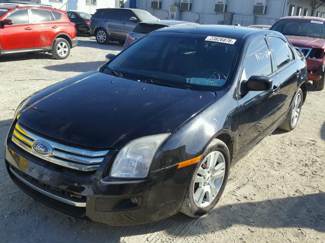 3FAHP07Z97R172868 - 2007 FORD FUSION SE BLACK photo 2