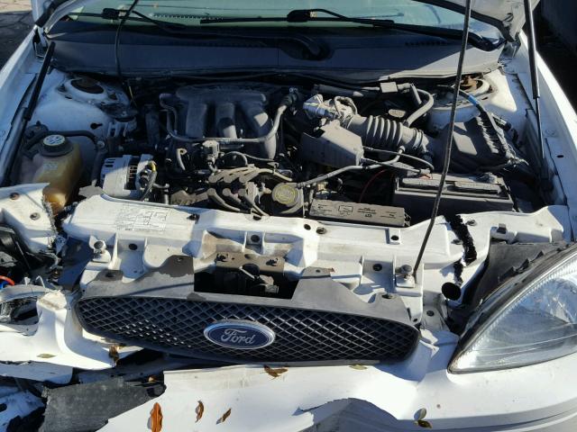 1FAFP52U84G131716 - 2004 FORD TAURUS LX WHITE photo 7