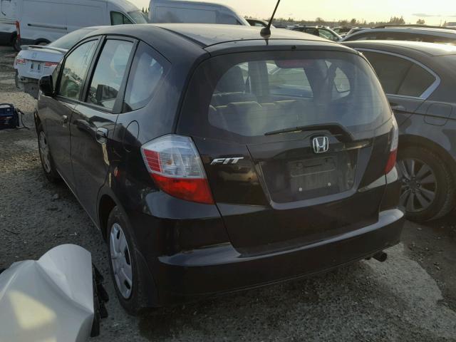 JHMGE8H34DC065109 - 2013 HONDA FIT BLACK photo 3