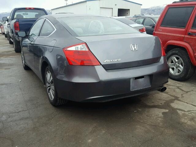 1HGCS1B3XAA013632 - 2010 HONDA ACCORD LX BLACK photo 3