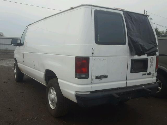 1FTNE24W69DA28621 - 2009 FORD ECONOLINE WHITE photo 3